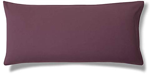 Estella Kissenbezug Mako-Feinjersey aubergine Größe 40x60 cm