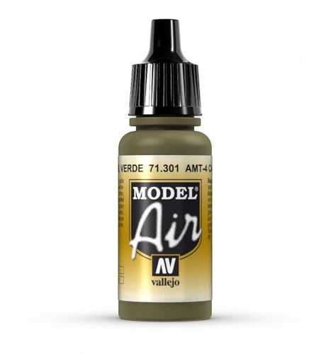 AV Vallejo Model Air 17ml -AMT-4 Camouflage Green