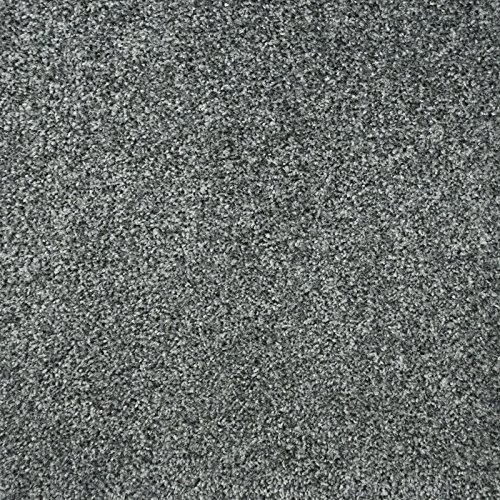Flecked Twist Pile Carpet Roll, Hardwearing Felt Backing (3M x 4M (9 Ft 10 x 13Ft 1), Grey)