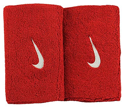 Nike Swoosh Doublewide Wristbands varsity red/white