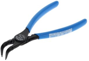 GEDORE Pinza di Montaggio per Anelli di Sicurezza Esterni, Pinza 90°, Becchi Inclinati a 90°, Diametro Albero 12-25 mm, Diametro Punte 1.3 mm, Acciaio, 8000 J 11