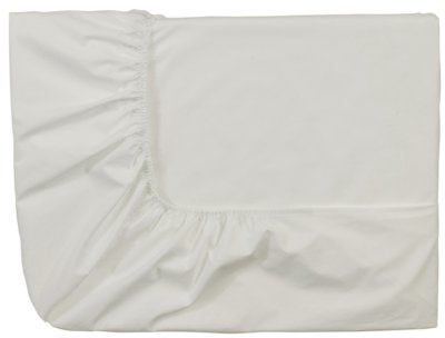 ESSIX Home Collection Spannbetttuch, Perkal, Meringue, 80 x 200 cm