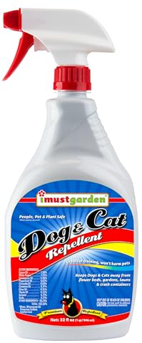IMUSTGARDEN Dog and Cat Repellent: All Natural Spray to Stop Chewing and Repel from Yards, Plants, and Gardens – 32oz Easy Spray Bottle