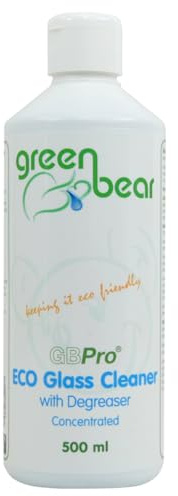 GBPro Eco Window Glass Cleaner + Degreaser (Concentrated) Streak Free, Glass Cleaner, Building Windows, Car Windows, Mirror Cleaner, Smear and Streak Free, Environmental-friendly - 500ml