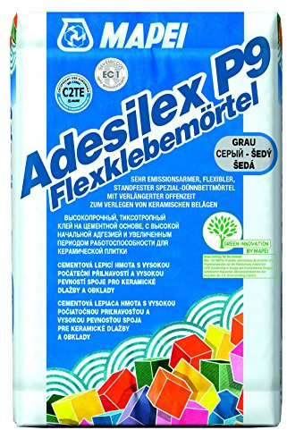 Adesilex P9 Flexklebemörtel flexibler Dünnbettmörtel Fliesenkleber, grau (1 Sack 25 kg)