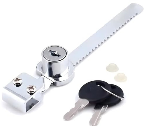 Efbock Reptile Vivarium Terrarium Vitrine Vitrine Coulissante Porte en Verre Serrure + Clé 1set