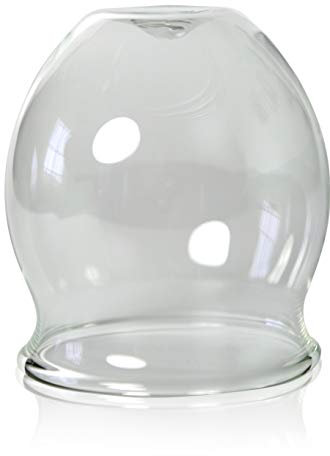 Lauschaer Glas medizinisches Feuer-Schröpfglas 70mm Schröpfkopf, Saugglas, Saugglocke, Schröpfglas, Schröpfgläser,