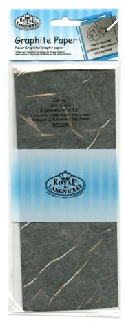 Royal Brush Grey Transfer Paper-9X13 4/Pkg