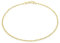 Carissima Gold Damen - Fußkettchen 375 Gold Rundschliff Diamant 1.23.1614