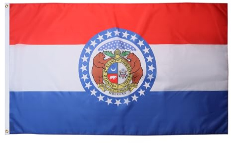BANDIERA MISSOURI 150x90cm - BANDIERA STATO AMERICANO – USA - STATI UNITI 90 x 150 cm - AZ FLAG