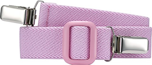 Playshoes Unisex Schnalle Zum Klipsen Elastik-Gürtel Clip Uni, Rosa,116-140