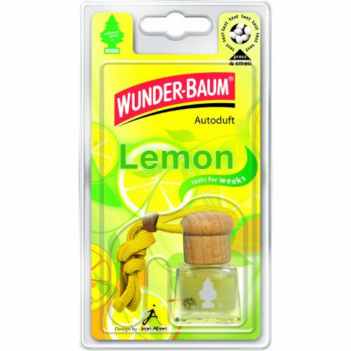 WUNDER-BAUM 461201/4 Lot de 4 désodorisants Citron