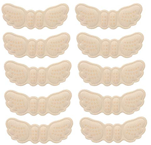 5 Pares de Insertos de cojín para el talón, Plantillas de Zapatos Autoadhesivas Antideslizantes Reutilizables, Almohadillas, Forros, Protectores para la prevención de ampollas, Almohadilla(3 mm)