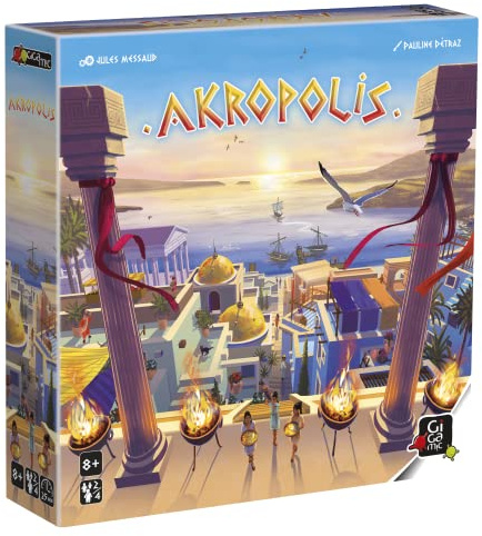 GIGAMIC Akropolis (engl.) - 3D-Fliesenverlegungsspiel für 6 Spieler ab 8 Jahren