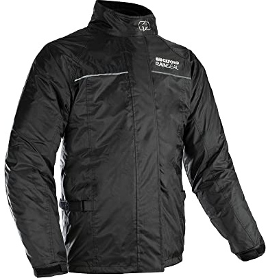 Oxford Products Rainseal Over Jacket Motorrad Nasswetterausrüstung, Schwarz, XL, Schwarz, XL