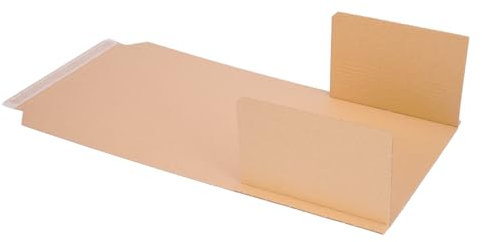 verpacking Buchverpackung 280 x 205 x 20-70 mm selbstklebend (Außenmaß 320 x 205 x 20-70 mm) Universal Wickelverpackung (25 Stück)