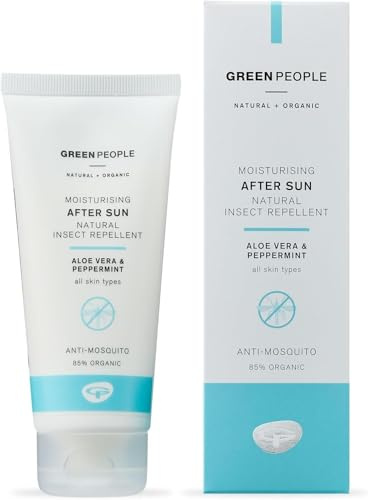 Crema Idratante Doposole Green People con Repellente per Insetti - Con Citrepel75, Aloe Vera e Menta - Biologico, Vegano e Senza Crudeltà, 100ml