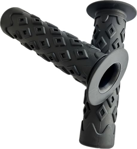 Bike Grips Bicycle Handlebar End Grips 7/8 Inch Replacement Handle Bar Grips Non-Slip Soft Rubber Protector for Mountain Bike Tricycle Wheel Chair