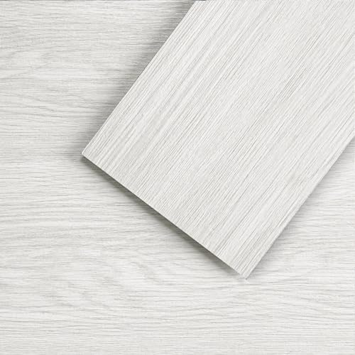 Mysflosy Self-Adhesive Vinyl Flooring Plank, 36 Pack - 6 x 36 inch, Natural Wood Grain Peel and Stick Flooring Waterproof for DIY Installation, Cover 54 Sq. Ft