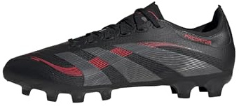 adidas Unisex - Vuxen PREDATOR LEAGUE Multi Ground Football boots, Core Black/Grey Four/Lucid Red, 47 1/3 EU