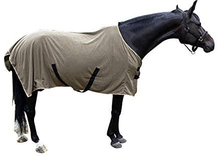 Häst Vintertäcke Vattentätt Flugtäcke för häst Häst Vattentätt Tungt Vintertäcke (Storlek: 135 cm (53 tum), Färg: Kamel)