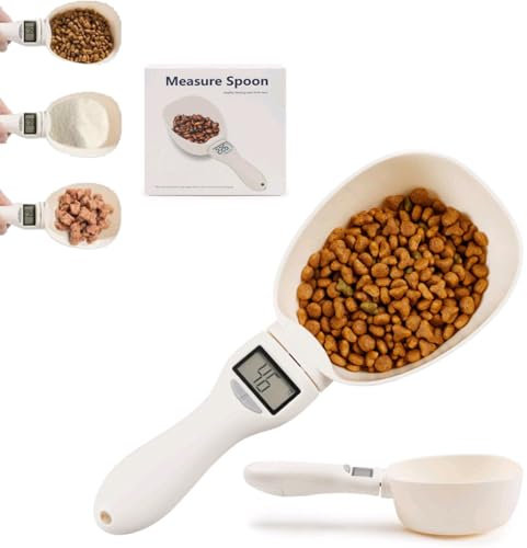 Cuillère à mesurer numérique, balance de mesure alimentaire numérique, cuillère à mesurer numérique pour la cuisine et la nourriture pour chiens et chats (1PCS)