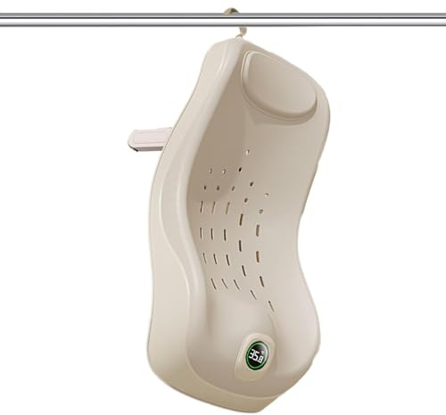 Siège de bain pour enfant – Siège de douche antidérapant pour, siège intelligent à détection de température | Support de bain doux, conception ergonomique en Arc, support de bain pour bébé à t