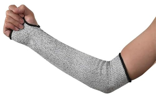 NONGYU 1 protection de bras multifonction confortable en tissu HPPE améliorant la résistance à l'abrasion pour les professionnels de qualité industrielle indéchirable, a, taille unique