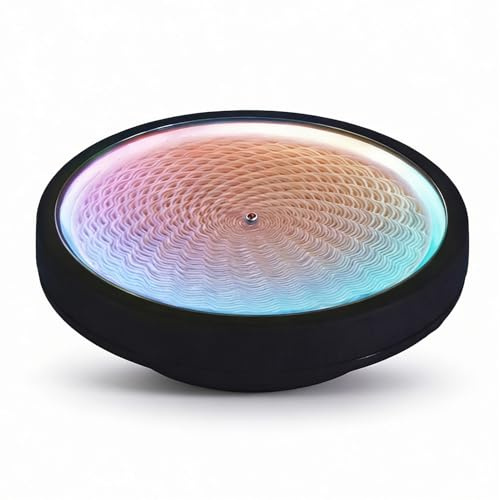 SENECESLI Art de Sable de Table, Paysage de Sable Dynamique D'art de de 8,66 Pouces, Mini Robot de Peinture sur, Bricolage et Contrôle D'application pour IOS pour Android,