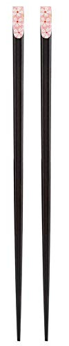 1 paio di bacchette in legno cinese bacchette motivo fiore di ciliegio giapponese decorazione tradizionale ed elegante per la casa hotel ristorante regali (rosa chiaro)