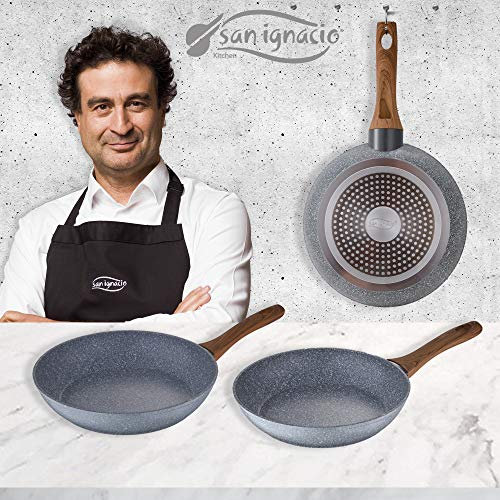 Set 3 Sartenes 22/24/26 Daimiel, Aluminio Forjado, Inducción