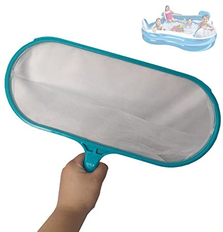 SRHIMEOS Red de Piscina, (Skimmer Profundo Sin Varilla Telescópica) Recogehojas para Piscinas, Pool Net Leaf Skimmer, Red para Piscinas de Plástico Resistente Profunda para Recoger Hojas