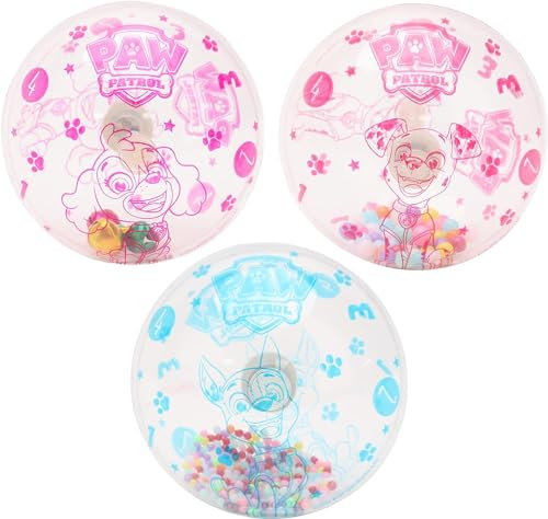 Toyland® 3er-Pack – Paw Patrol 8 cm leuchtende und schüttelbare Bälle – Paw Patrol Babyspielzeug – sensorisches Spielzeug für Kleinkinder – geeignet ab der Geburt