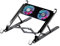 Fukamou Refroidisseur d'ordinateur Portable, Coussin de Refroidissement pour Ordinateur Portable Ventilateur pour Ordinateur Portable PC,Tapis de Refroidissement pour Ordinateur Portable réglable en