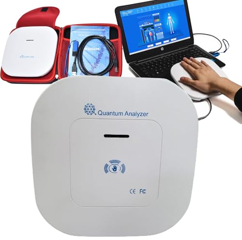 Analyseur Magnétique à Résonance Quantique De 10E GéNéRation Avec 52 Rapports Pour Un Test De Santé, Multilingue, Analyseur Quantique Par Contact Manuel Pour Une Analyse ComplèTe De La Santé