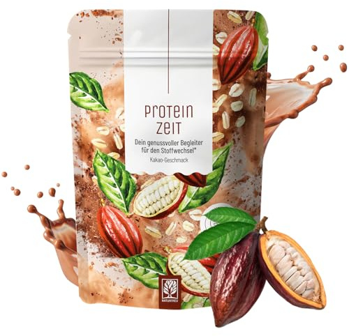 Stoffwechsel-Shake Hafer Schoko Proteinshake zur Diätunterstützung mit Ballaststoffen - Alltagsshake clean pflanzlich vielseitig - 450g vegan