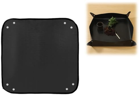 Tapis de plantation 100 x 100 cm, tapis de rempotage, tapis de plantation, tapis de plantes imperméable, tapis de jardin, accessoires pour plantes d'intérieur, tapis de rempotage pour rempotage, semis