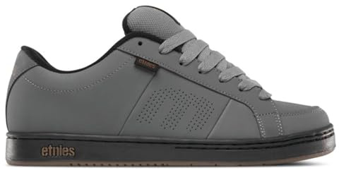 Etnies Kingpin, låg-topp-träningsskor för män, Grå grå svart guld 037, 41.5 EU