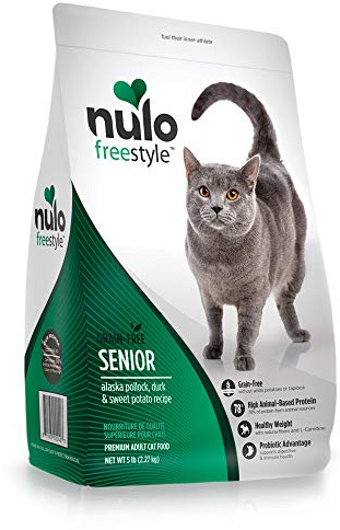 Nulo Freestyle Senior Dry Cat Food, Premium Natural Grain-Free Cat Kibble with Antioxidants for Immune Support and High Animal-Based Protein