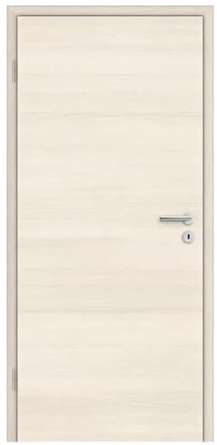 HORI® Zimmertür Komplettset mit Zarge und Türdrücker I Innentür CPL Pinie I Höhe 198,5 cm I Anschlag, Breite und Wandstärke wählbar I DIN links I 1985 x 860 mm