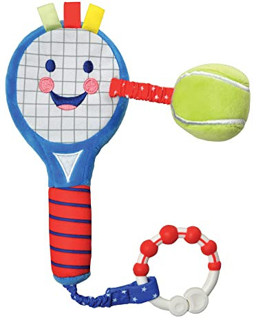 Little Sport Star Raqueta de Tenis para Bebés y Niños Pequeños | Juguete Sensorial Deportivo | Regalo para Recién Nacidos