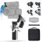 FeiyuTech Offizielles SCORP Mini 2 Kit Gimbal, 3-Achsen-Kamerastabilisator mit AI-Tracker-Fülllicht, 3,3 cm Touch-Sreen, für spiegellose Action-Kamera, Smartphone, mit Tragetasche,