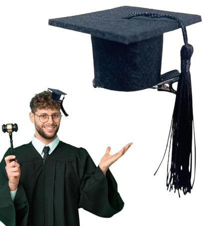 Piccolo cappello di laurea, inserto cappello di laurea | cappello di dottorato 3D - Inserti per cappello da laurea 10 pezzi, forniture per decorazioni per foto per dadi