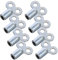 SOESFOUFU 8pcs Radiator Keys Gas Keys for Bleeding Radiator Air Vent Plumbers Tool Utility Square Heater Bleed Vent Socket Bleed