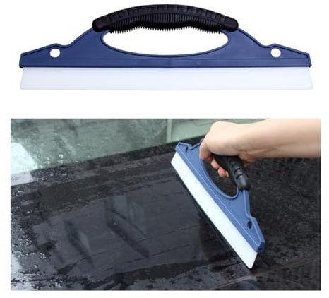 CGEAMDY Squeegee Silicona para Ventana Coche, Limpiaparabrisas Coche Escurridor Húmedo Detalle Coche, Accesorios Limpieza Multiusos Exterior Universales para Automóviles, Parabrisas, Baño, Espejo