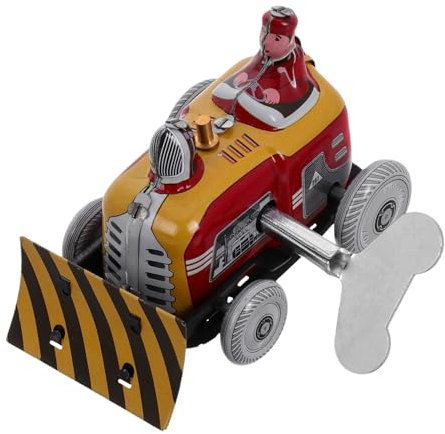 ERINGOGO Vintage Schneepflug Lastwagen Aufziehspielzeug Für Fotografie Requisiten Und Stilvolle Wohnkultur Einzigartiges Für Jungen Und Mädchen