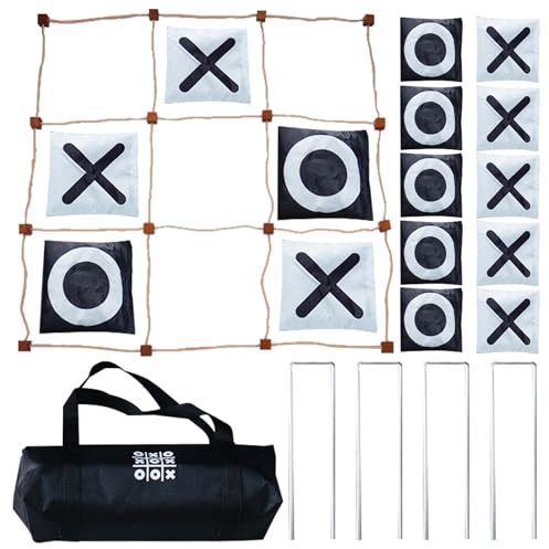 Generico Gioco del Lancio dei Bean Bag | Gioco di Bocce Morbide Maxi Formato per Adulti - Interattivo di Lancio per Giardino Spiaggia E Campeggio