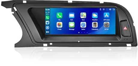Receptores de Audio estéreo para automóviles para Audi A4 Radio con Pantalla táctil de 8,9 Pulgadas para A4 2009-2015 con Sistema MMI 2G Carplay Android Auto Display