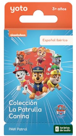 Yoto Colección La patrulla canina - Tarjeta de Audio en español (Castellano) Cuentos Para niños Sin pantallas, ideales Para jugar, Dormir o viajar. Compatible con reproductor Yoto. Edad 3+
