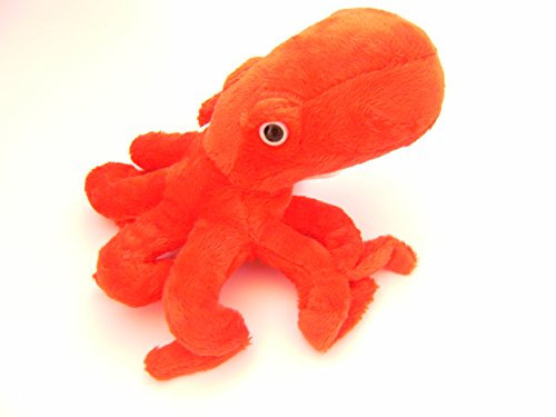 Unbekannt Stofftier Krake 19 cm, rot, Kuscheltier, Plüschtier, Tintenfisch Oktopus